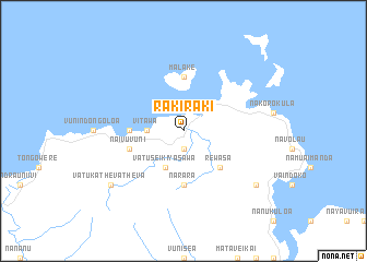 map of Rakiraki