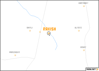 map of Rakish