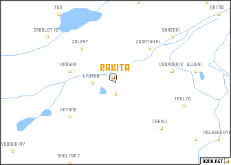 map of Rakita