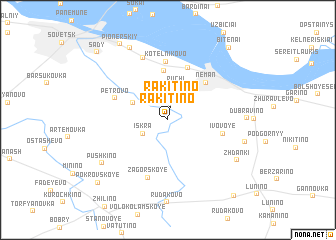 map of Rakitino