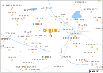 map of Rakitino