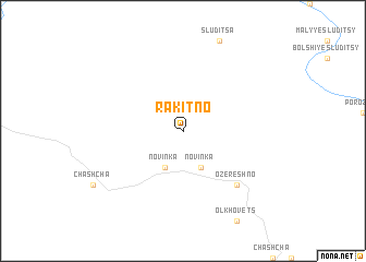 map of Rakitno