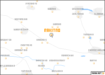 map of Rakitno