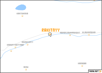 map of Rakitnyy