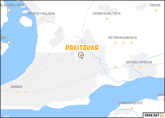 map of Rakitovka