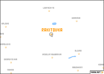 map of Rakitovka