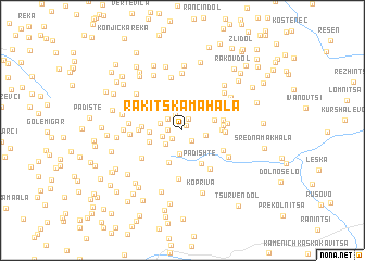 map of Rakitska Mahala