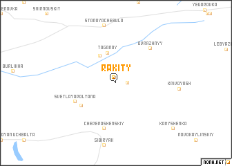 map of Rakity