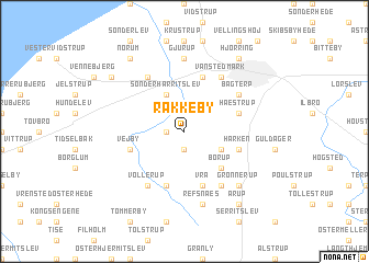map of Rakkeby