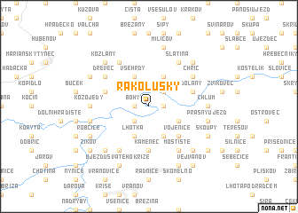 map of Rakolusky