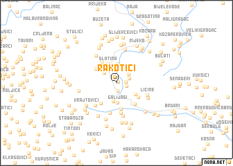 map of Rakotići