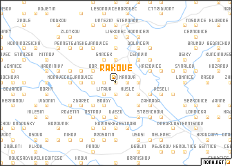 map of Rakove