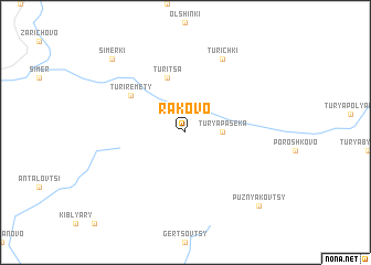 map of Rakovo