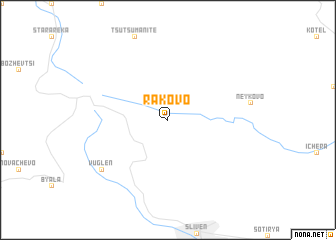 map of Rakovo