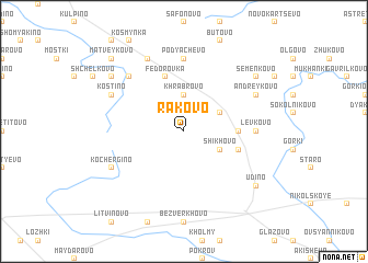 map of Rakovo