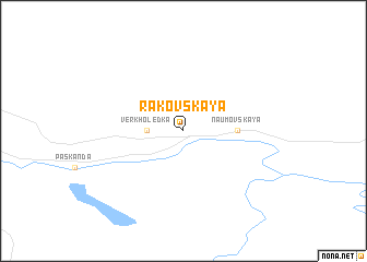 map of Rakovskaya