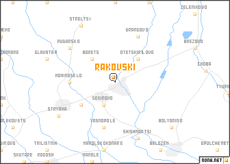 map of Rakovski