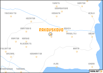 map of Rakovskovo