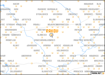 map of Rakov