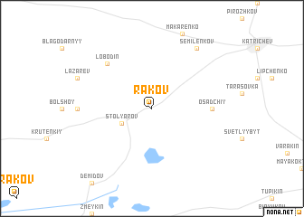 map of Rakov