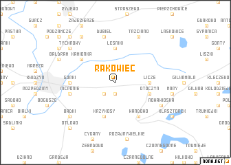 map of Rakowiec