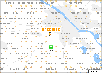 map of Rakowiec