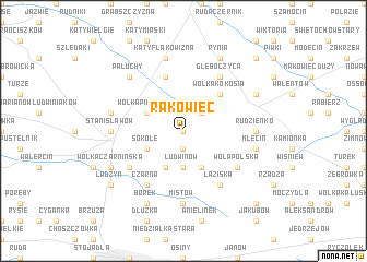 map of Rakowiec