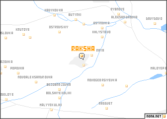 map of Raksha