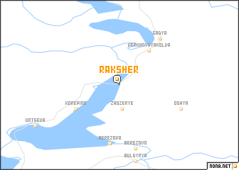 map of Raksher