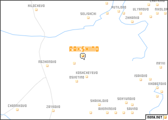 map of Rakshino