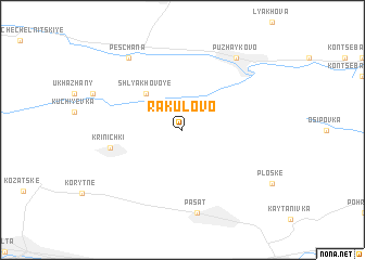 map of Rakulovo