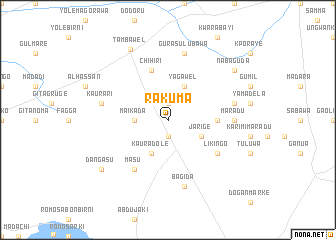 map of Rakuma