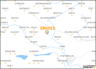 map of Rakvice