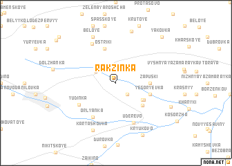 map of Rakzinka