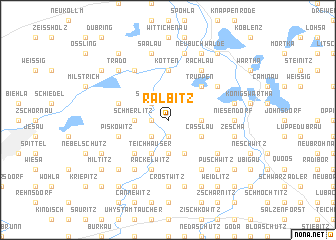 map of Ralbitz