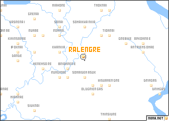 map of Ralengre