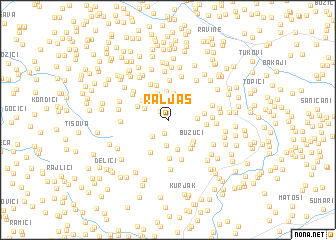 map of Raljaš