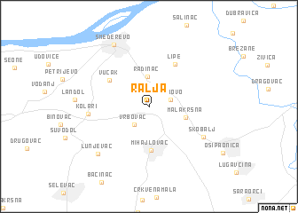 map of Ralja