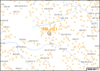 map of Raljići