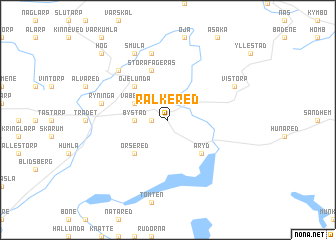 map of Rålkered