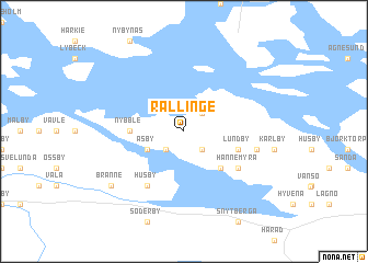 map of Rällinge