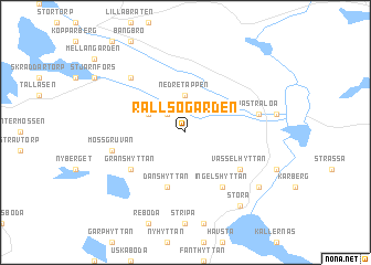 map of Rällsögården