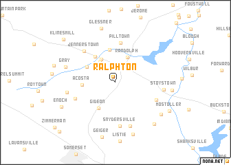 map of Ralphton