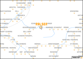 map of Ralser