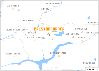 map of Ralston Corner