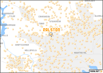 map of Ralston