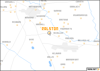 map of Ralston