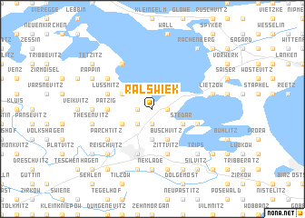 map of Ralswiek