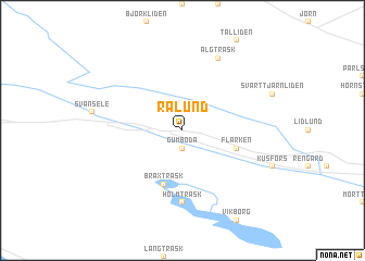 map of Rålund