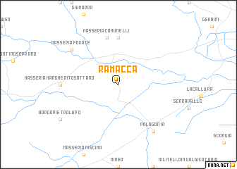 map of Ramacca